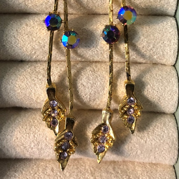 Flower Drop Earrings - Picture 4 of 5